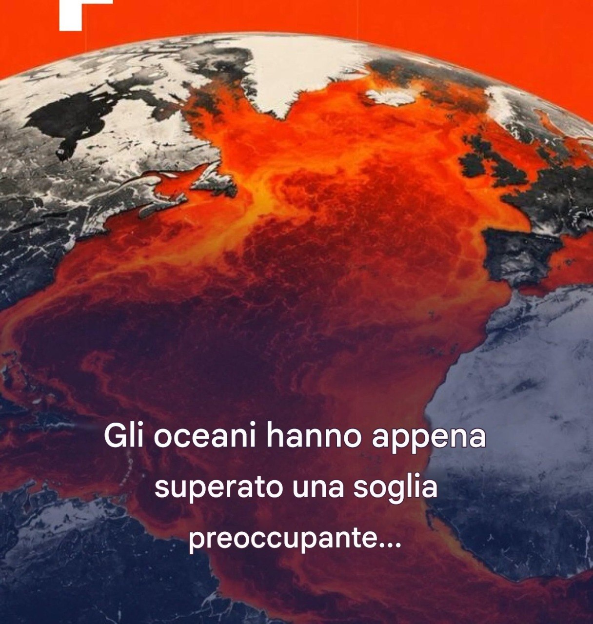 A giugno gli oceani stanno raggiungendo temperature record. Una soglia allarmante per il nostro pianeta! 🌊