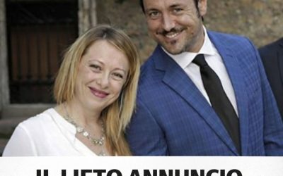 🔴La notizia fa felici tutti: Giorgia Meloni è.. Altro…