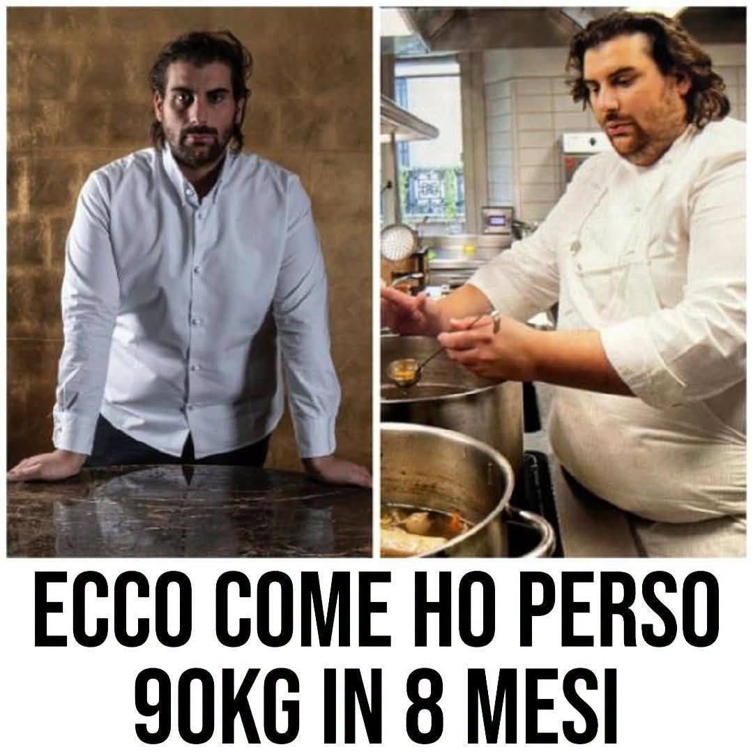 Lo chef stellato perde 90kg in 8 mesi: “Il segreto è togliere del tutto la…”