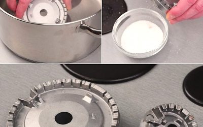 Ti servono solo 2 INGREDIENTI NATURALI Ecco il trucco per pulire il piano cottura a gas e farlo sembrare come nuovo.