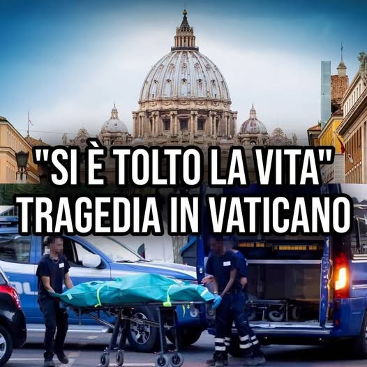 🙏 Dramma in Vaticano, si è appena tolto la vita il…Altro…