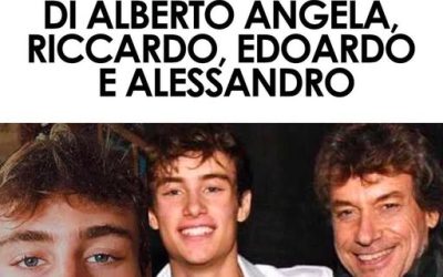 Alberto Angela: Ecco chi sono sua moglie Monica e i tre figli Riccardo, Edoardo e Alessandro ⬇️