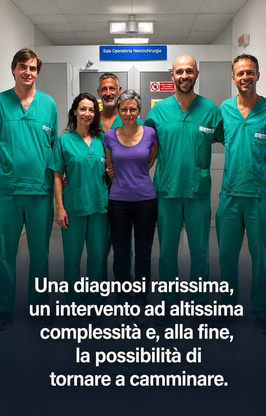 Una diagnosi rarissima. Un intervento straordinario. E la possibilità di tornare a camminare.