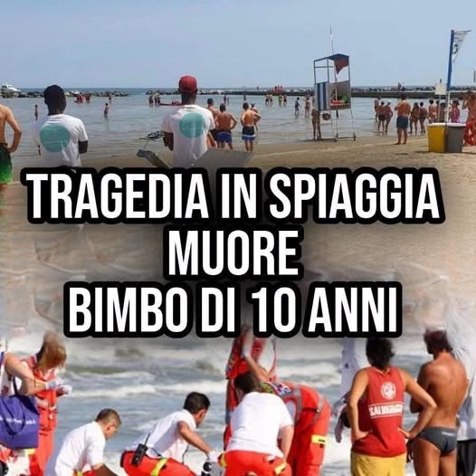 Bimbo di 10 anni muore al mare: era in acqua quando un…Altro…