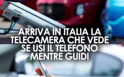 In Italia arriva la nuova telecamera in grado di rilevare l’uso del cellulare al volante. Dove si trova ⤵️