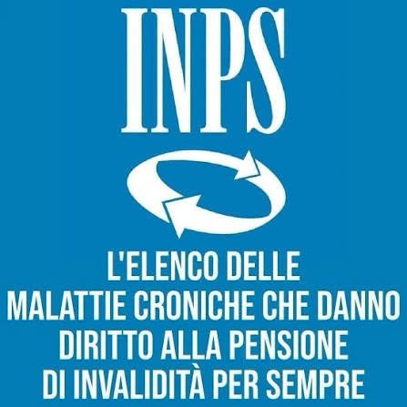 ❌ Le malattie croniche che danno diritto a una pensione permanente. Ecco quali ⬇⬇⬇