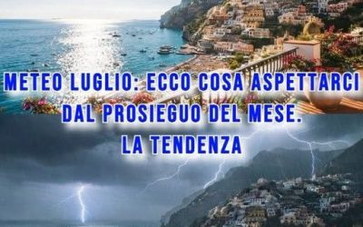 Meteo luglio: ecco cosa aspettarci dal prosieguo del mese. La tendenza ⬇️⬇️