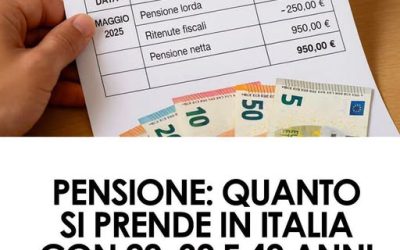 Non tutti sanno davvero quanto cambia davvero in base agli anni versati, ti faccio vedere come si fanno tutti i calcoli ⤵️