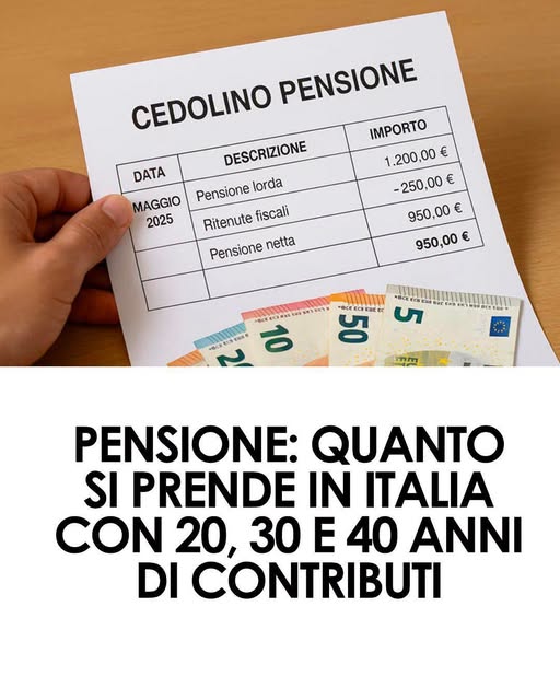 Non tutti sanno davvero quanto cambia davvero in base agli anni versati, ti faccio vedere come si fanno tutti i calcoli ⤵️