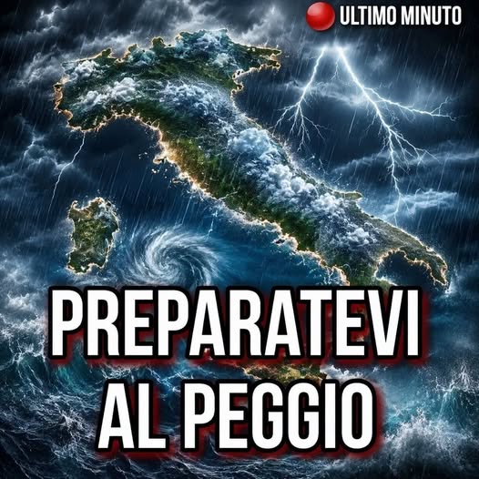 🛑 Meteo Italia, è allerta: la brutta notizia per gli italiani. Sta per c…Altro…