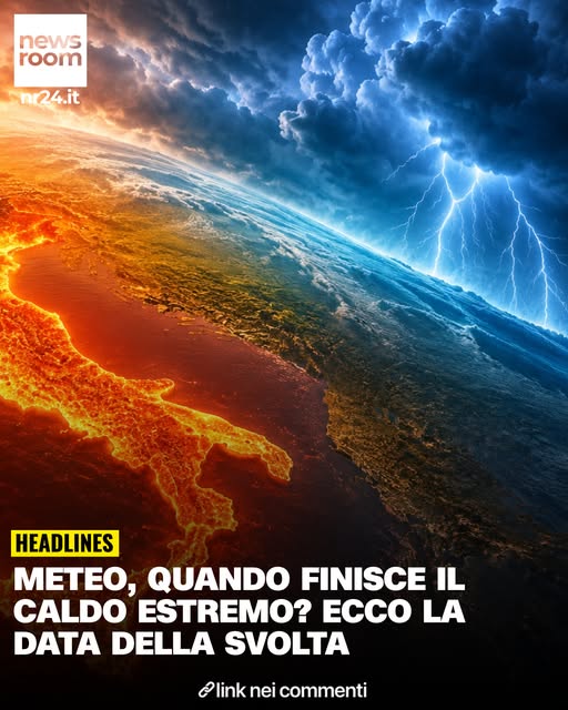 Quando finisce Questo CALDO Intenso? ECCO LA DATA della svolta …Continua ⬇️