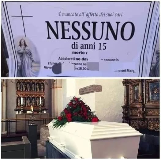 💔 Muore a 15 anni, l’umiliazione anche dopo morto. Sul manifesto funebre hanno p…Altro.
