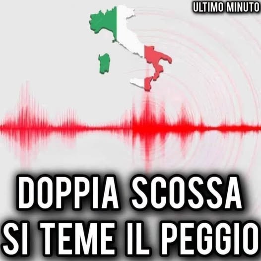 🛑 Attenzione, doppia forte scossa di terremoto in Italia poco fa: ci son…Altro…
