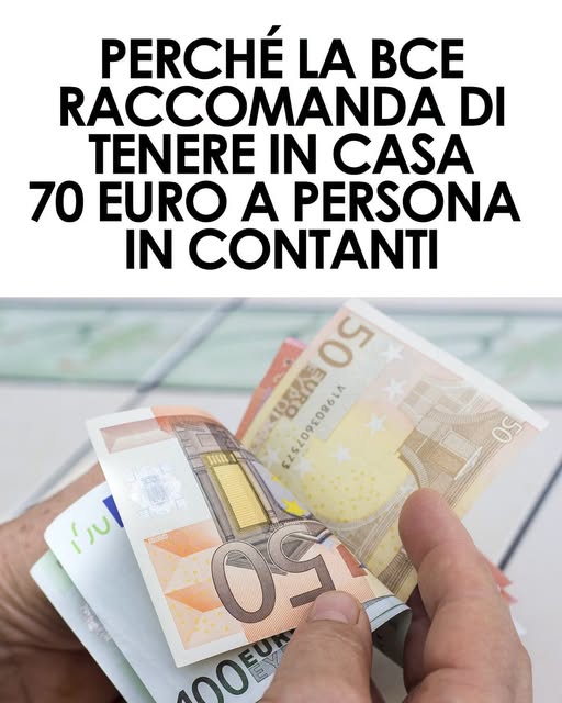 Banconote in casa? la BCE le ritiene essenziali per affrontare le emergenze. Ma perché può essere fondamentale durante i periodi di crisi? La verità. ⬇