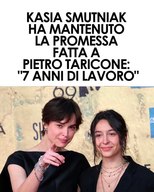 Kasia Smutniak realizza il sogno di Pietro Taricone⬇️