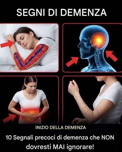 10 segnali precoci di demenza che NON dovresti MAI ignorare!