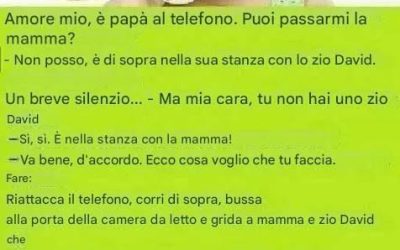 Barzelletta del giorno: Mamma e zio David