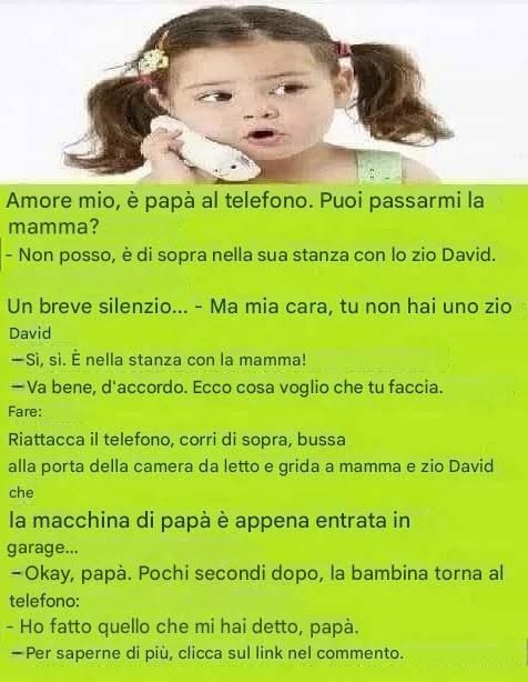 Barzelletta del giorno: Mamma e zio David