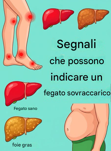 11 segnali che potrebbero indicare un malfunzionamento del fegato e un sovraccarico di tossine nel corpo.  Link nei commenti 👇