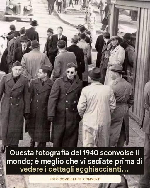 Il dettaglio nella FOTO del 1940 che continua a lasciare tutti perplessi.
