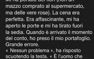 L’appuntamento era perfetto fino a quando mi ha mandato la mattina dopo… Vista