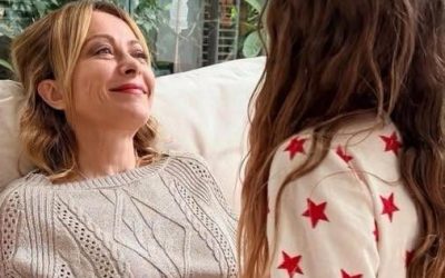 Giorgia Meloni e la figlia Ginevra, la premier commuove..