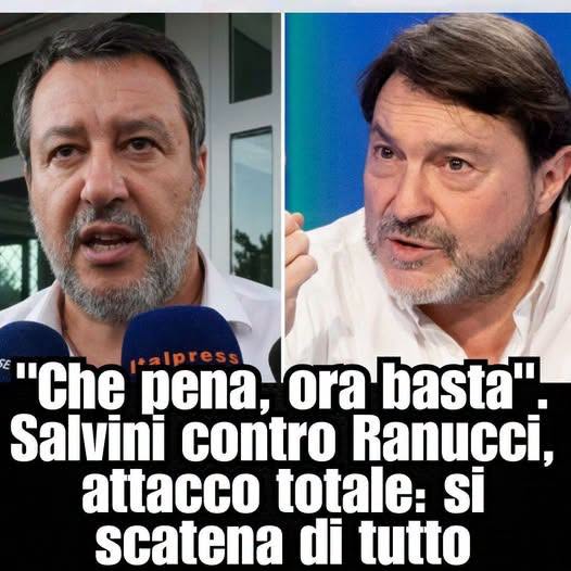 “Che pena, ora basta”. Salvini contro Ranucci, attacco totale…